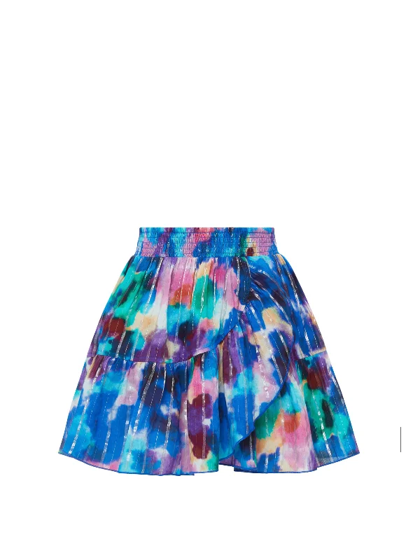 Izzy Skirt Giverny Gardens Metallic