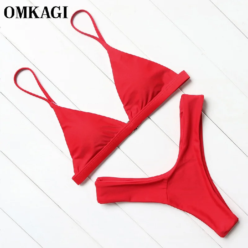 OMKAGI Brand Swimwear Women Swimsuit Sexy Push Up Micro Bikinis Set Swimming Bathing Suit Beachwear Summer Brazilian Bikini 2019 OMKAGI Brand Swimwear Women Swimsuit Sexy Push Up Micro Bikinis Set Swimming Bathing Suit Beachwear Summer Brazilian Bikini 2019