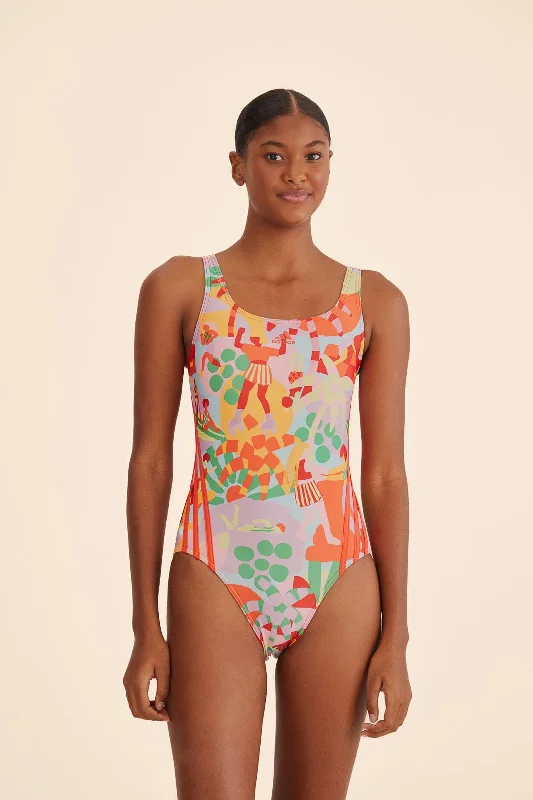 Adidas Farm Swimsuit Pearl Citrine