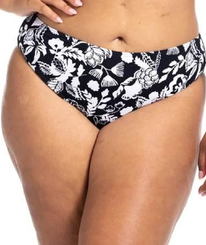Artesands Cantata Forte Monet Mid Rise Curve Fit Brief - Black