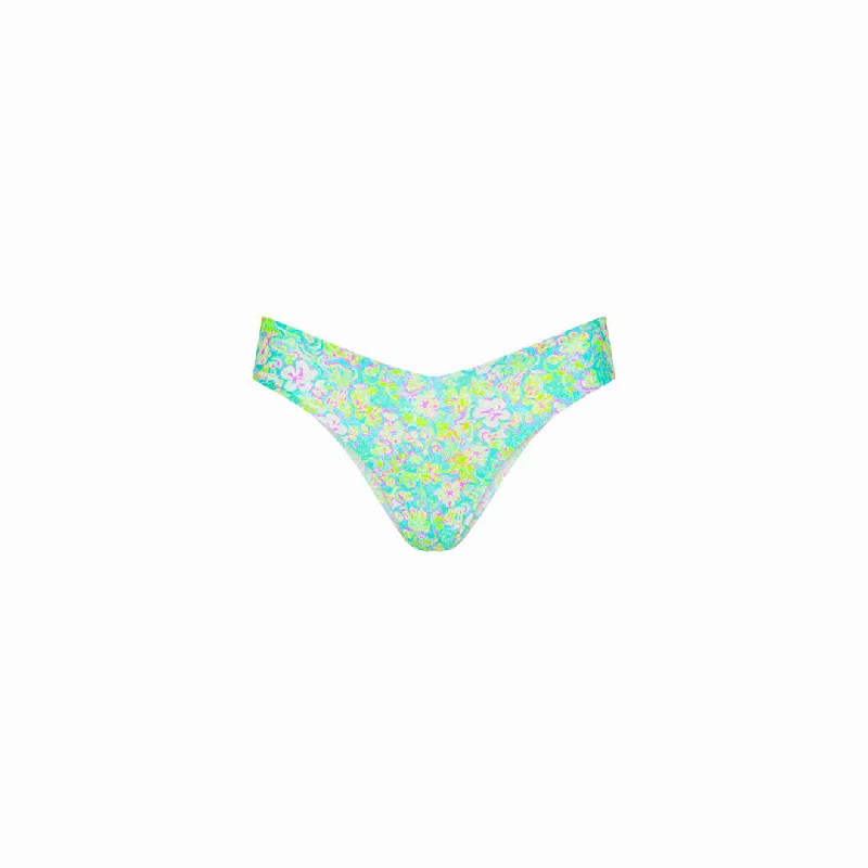 Cheeky V Bikini Bottom - Hibiscus Fizz