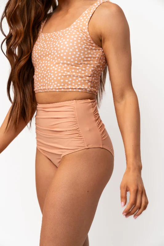 High Rise Barefoot Bottom | Strawberry