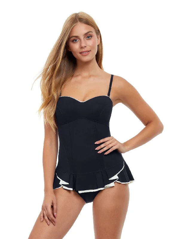 Profile By Gottex Belle Curve Bandeau Strapless Swimdress