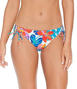 Raisins Riviera Maya Floral Print Sweet Tie Side Hipster Swim Bottom