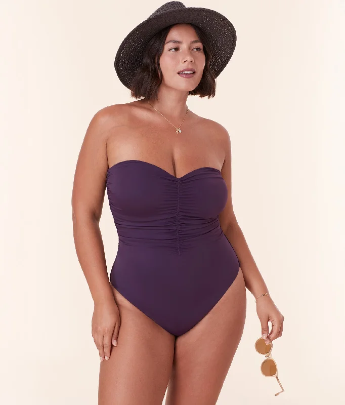 The Pana One Piece - Eco Nylon - Acai - Long Torso