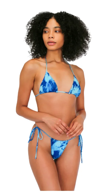 ENITA MICRO STRING TOP - OCEAN BLUE