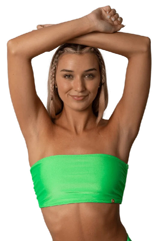 Glow Green Bikini Top Rebecca