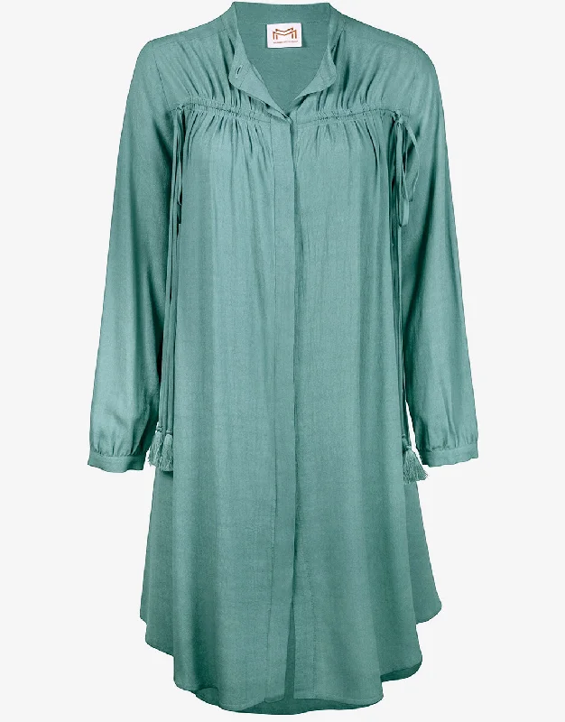 Plumage Beach Shirt - Soft Moss