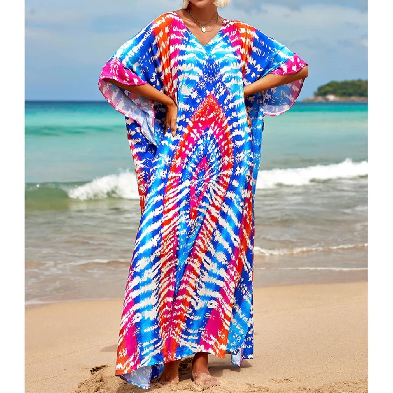 Blue Red TieDye